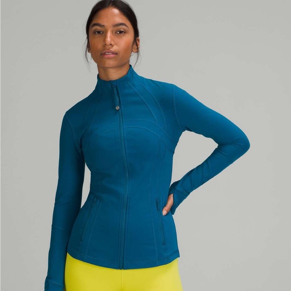 lululemon athletica Jackets & Blazers - Women’s Lululemon Teal Blue Define Jacket Luon BBL Viral Capri